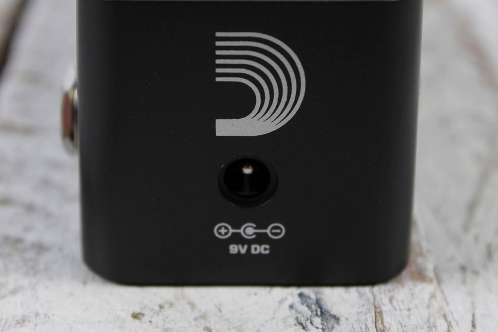 D'Addario Chromatic Tuner Plus Tuner Pedal for Electric Acoustic and Bass Guitar