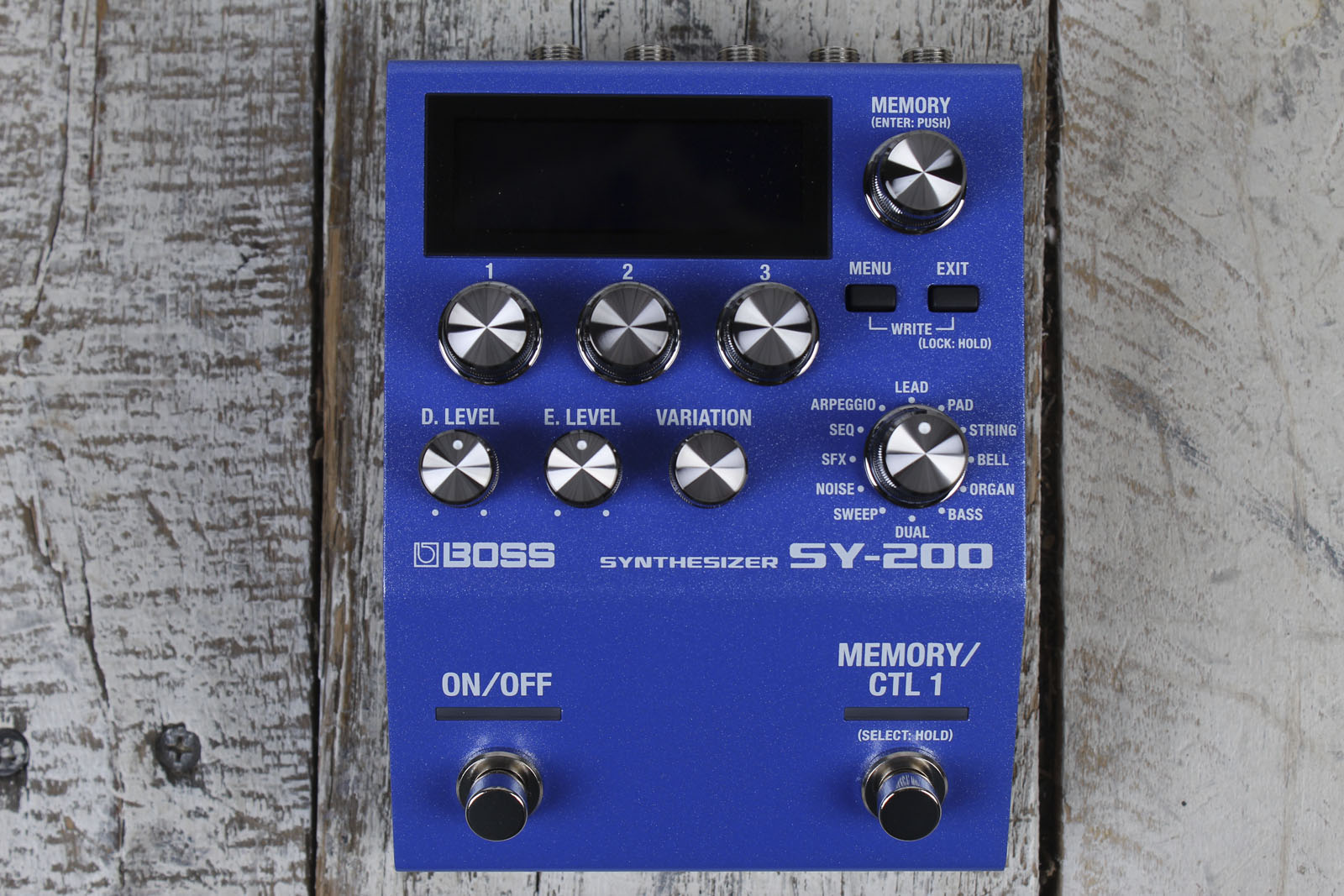 Boss SY-200 Guitar Synthesizer Pedal Electric Guitar & Bass Synth Effects Pedal