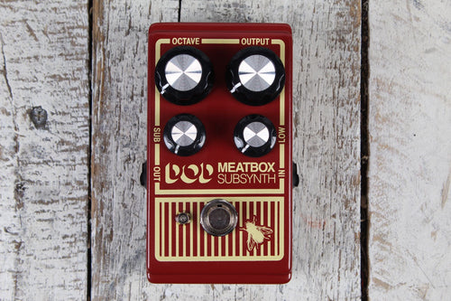 DOD Meatbox Subharmonic Bass Synthesizer Pedal Electric Guitar and Bass Effects Pedal