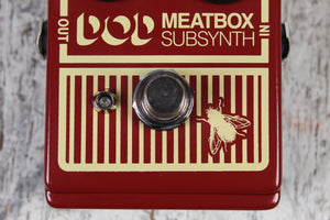 DOD Meatbox Subharmonic Bass Synthesizer Pedal Electric Guitar and Bass Effects Pedal