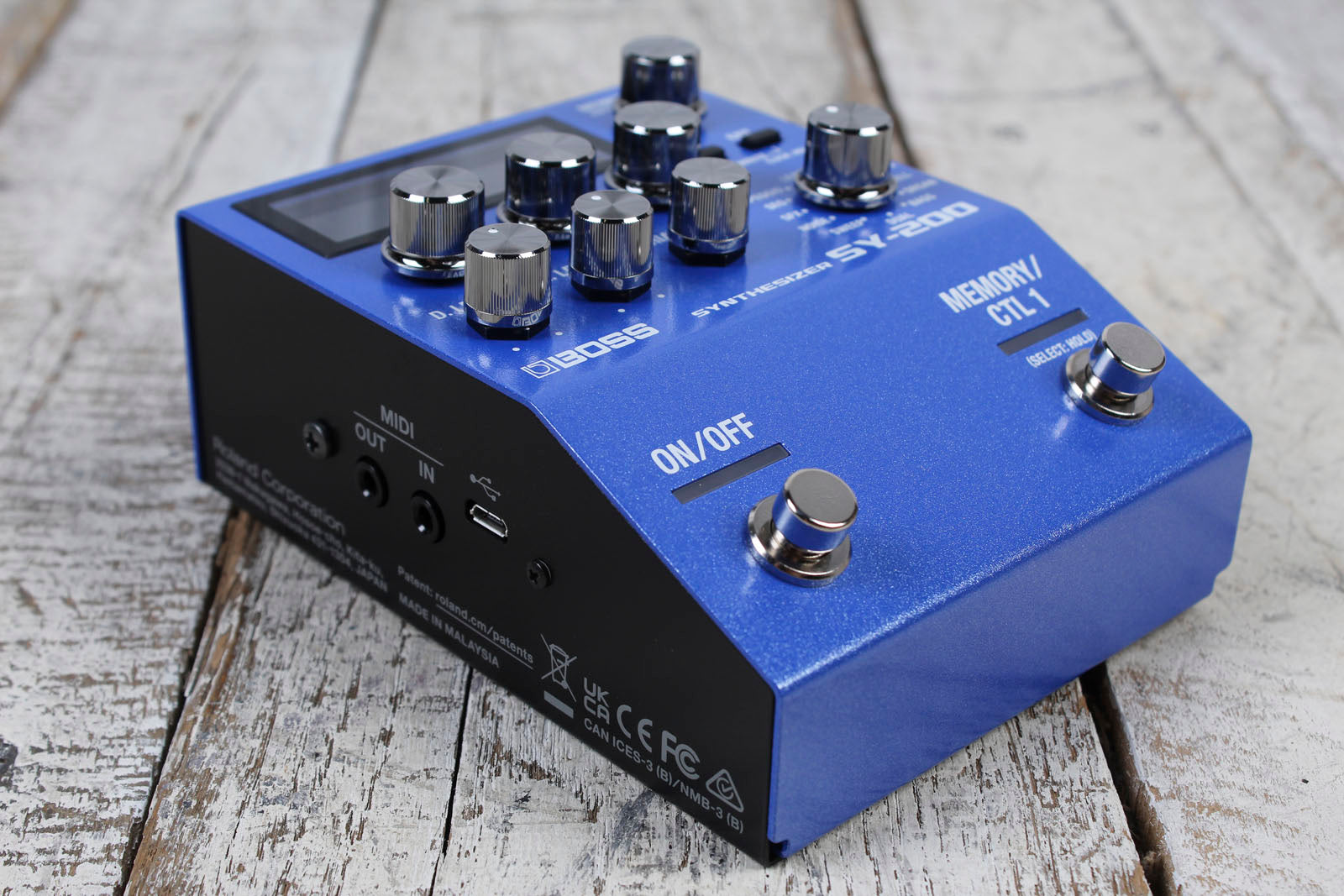 Boss SY-200 Guitar Synthesizer Pedal Electric Guitar & Bass Synth Effects Pedal