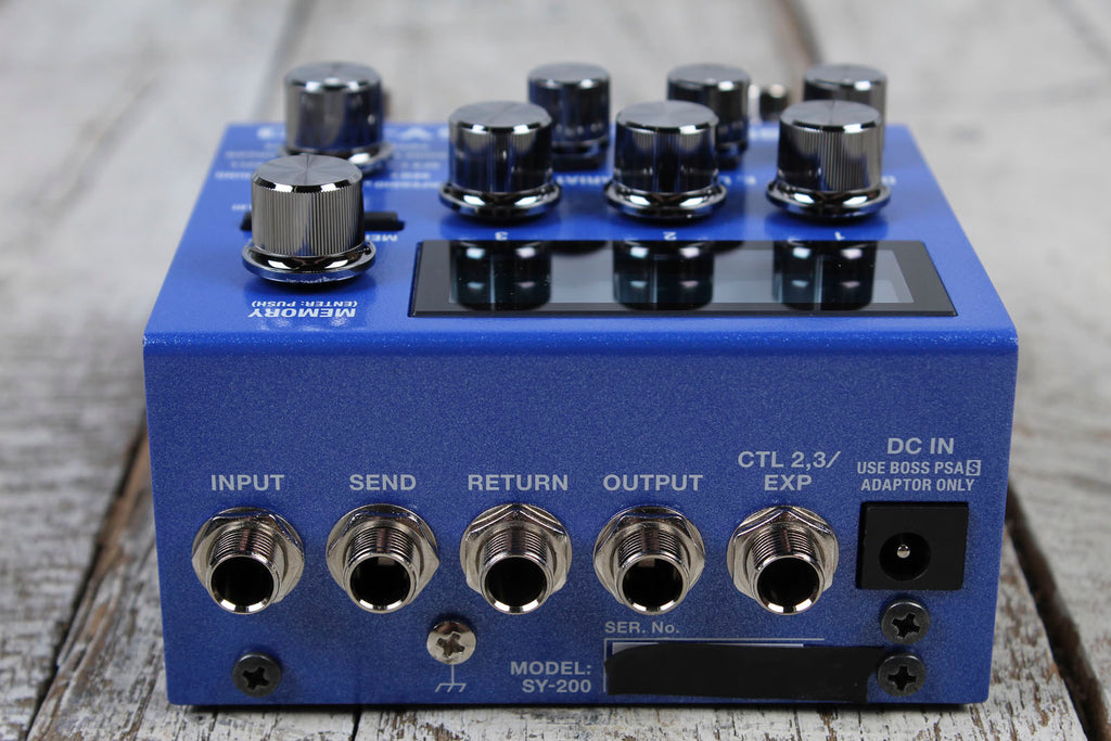 Boss SY-200 Guitar Synthesizer Pedal Electric Guitar & Bass Synth Effects Pedal