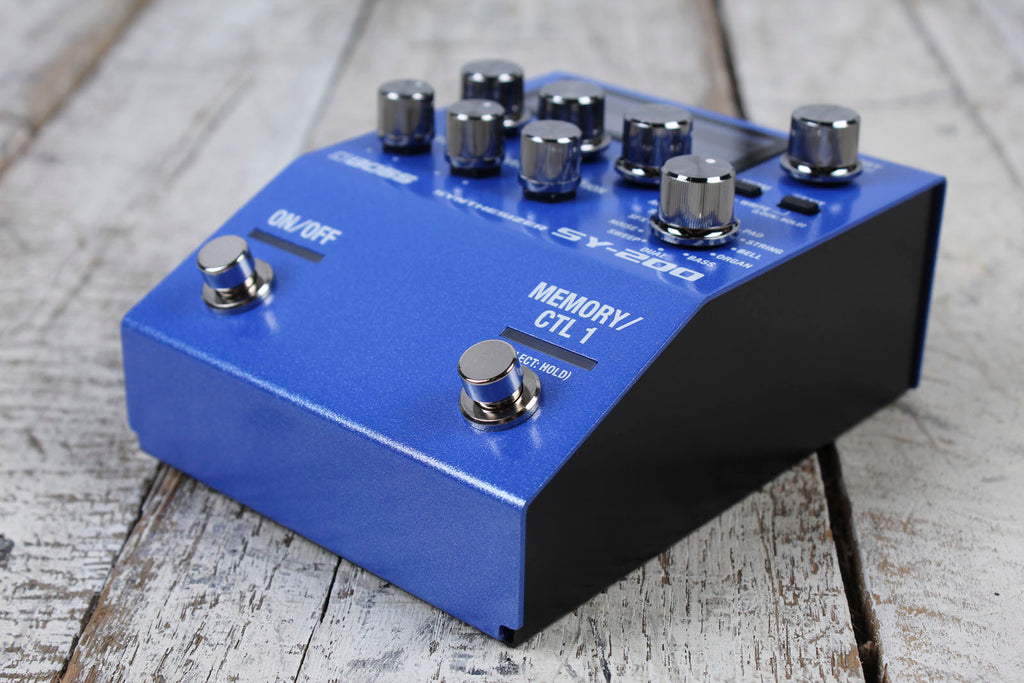 Boss SY-200 Guitar Synthesizer Pedal Electric Guitar & Bass Synth Effects Pedal