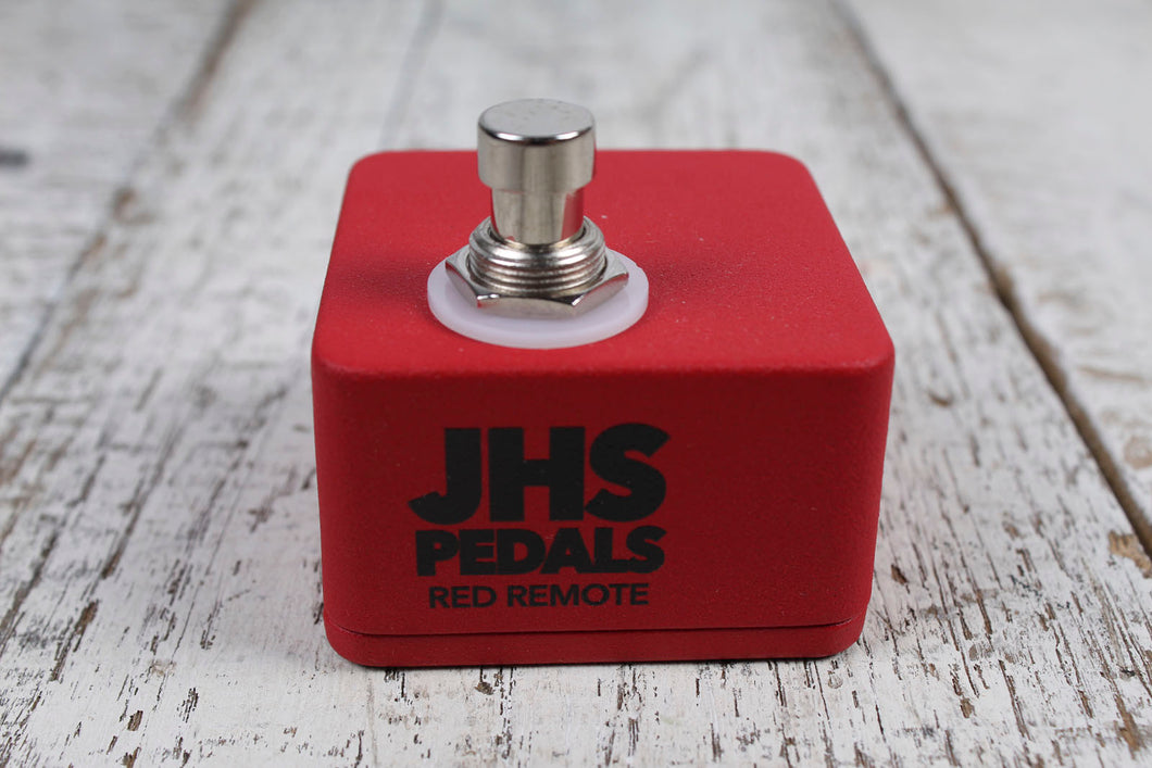 JHS Red Remote Auxiliary Footswitch for JHS Compatible Guitar Effects Pedals