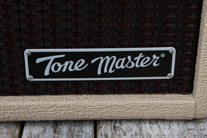 Fender Tone Master Deluxe Reverb Blonde Electric Guitar Amplifier w Footswitch