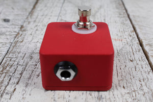 JHS Red Remote Auxiliary Footswitch for JHS Compatible Guitar Effects Pedals