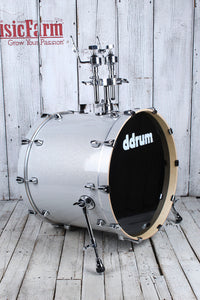 ddrum Dominion 5 Piece Drum Kit Silver Sparkle Shell Pack DM B 522 SILVER SPKL