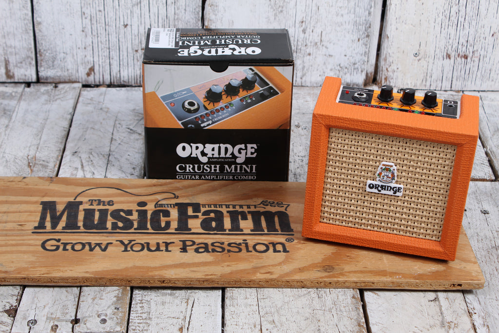 Orange Crush Mini Orange Electric Guitar Amplifier 3 Watt Solid State Combo Amp