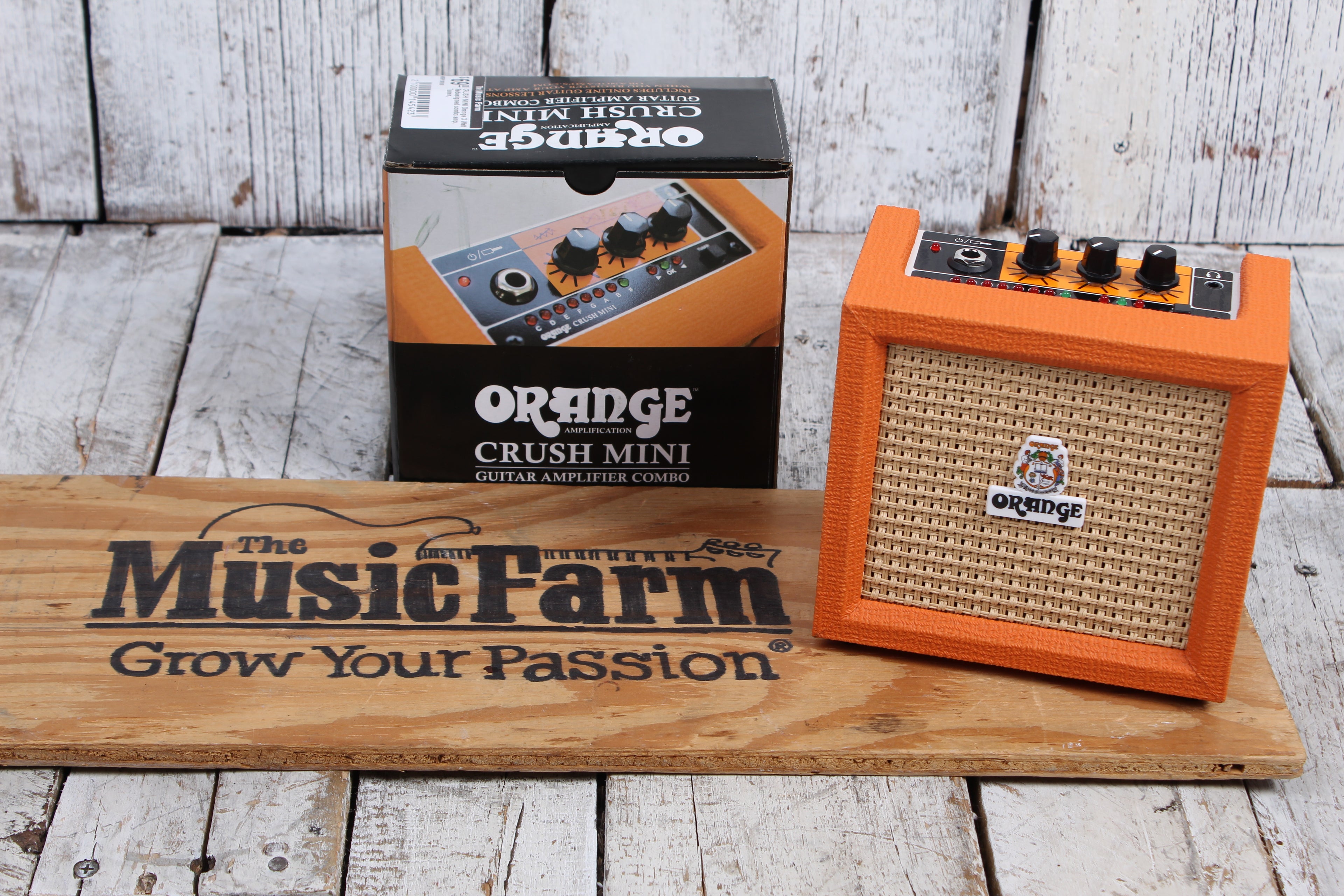 Orange Crush Mini Orange Electric Guitar Amplifier 3 Watt Solid State Combo Amp