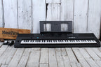 Yamaha PSR-E425 76 Key Portable Keyboard with 820 Voices and Pitch Bend with Power Supply