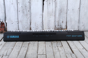 Yamaha PSR-E425 76 Key Portable Keyboard with 820 Voices and Pitch Bend with Power Supply