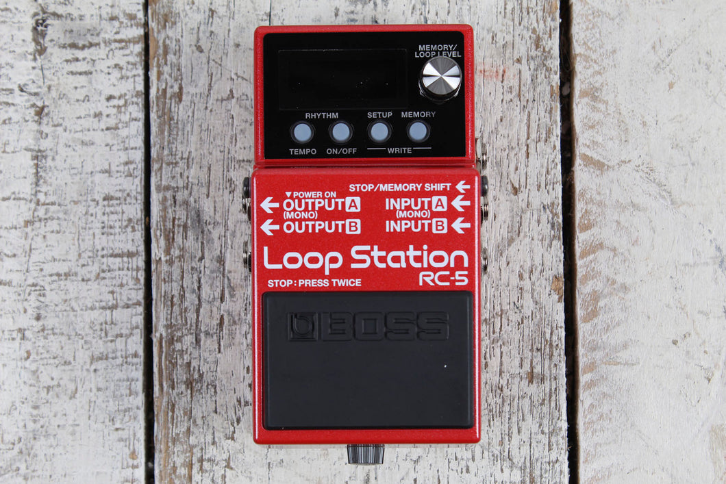 Boss RC-5 Loop Station Effects Pedal Electric Guitar Effects Looper Pedal