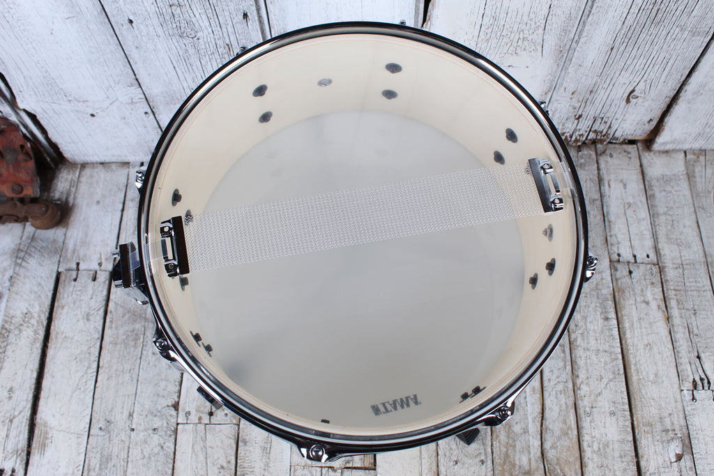 Tama ST52H5CSEM Stagestar 5 Piece Complete Drum Set with Stands and Throne Sea Blue Mist