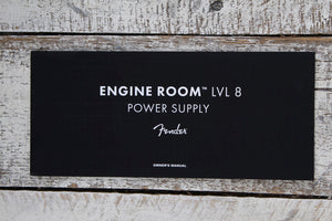 Fender Engine Room LVL8 8 Output Guitar Pedalboard Power Supply with Cable Kit