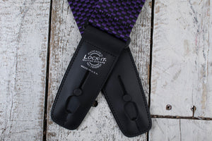 Lock-It Straps 2" Poly Pro Series Strap - Purple Checker