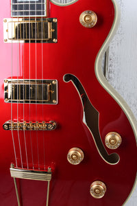 Epiphone Uptown Kat ES Semi-Hollow Body Electric Guitar Ruby Red Metallic Finish