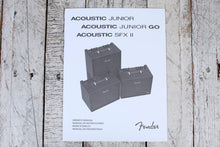 Load image into Gallery viewer, Fender Acoustic Junior Acoustic Guitar Amplifier 100 Watt 2 Channel Combo Amp