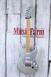Fender H.E.R. Signature Stratocaster Electric Guitar Chrome Glow with Gig Bag
