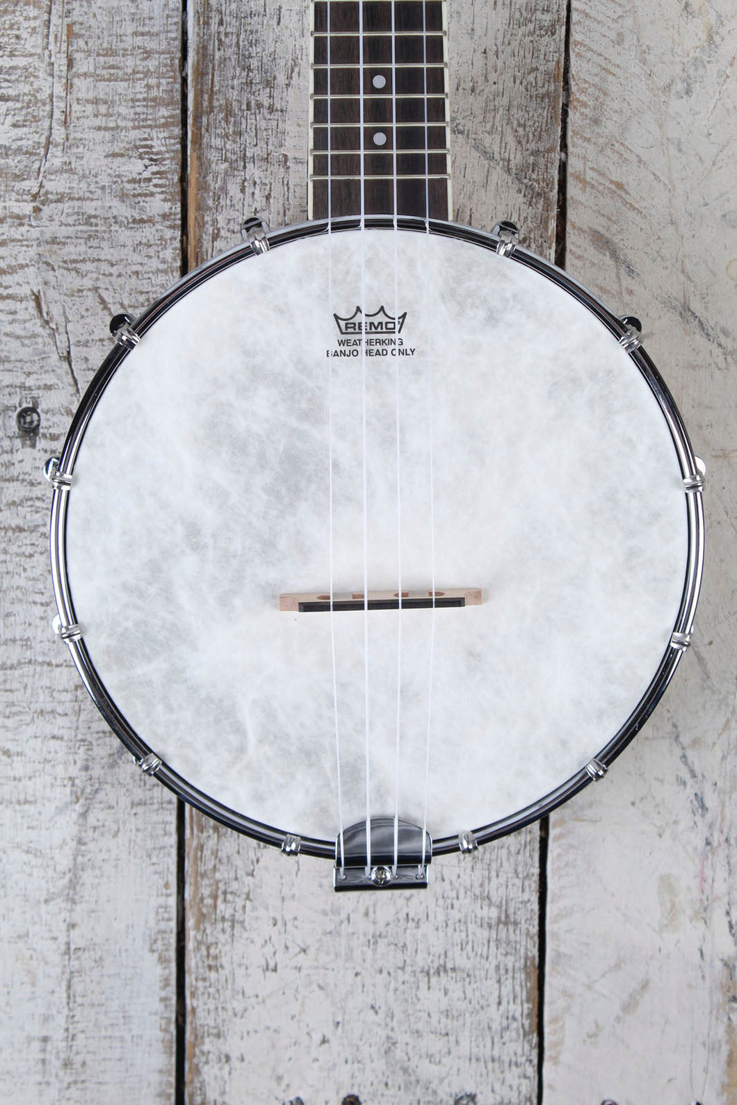 Kala Natural Mahogany Banjo Concert Ukulele Banjolele KA-BNJ-MHG-C with Gig Bag