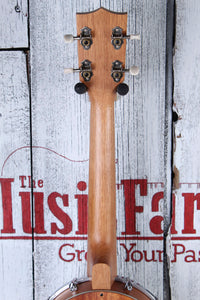 Kala Natural Mahogany Banjo Concert Ukulele Banjolele KA-BNJ-MHG-C with Gig Bag
