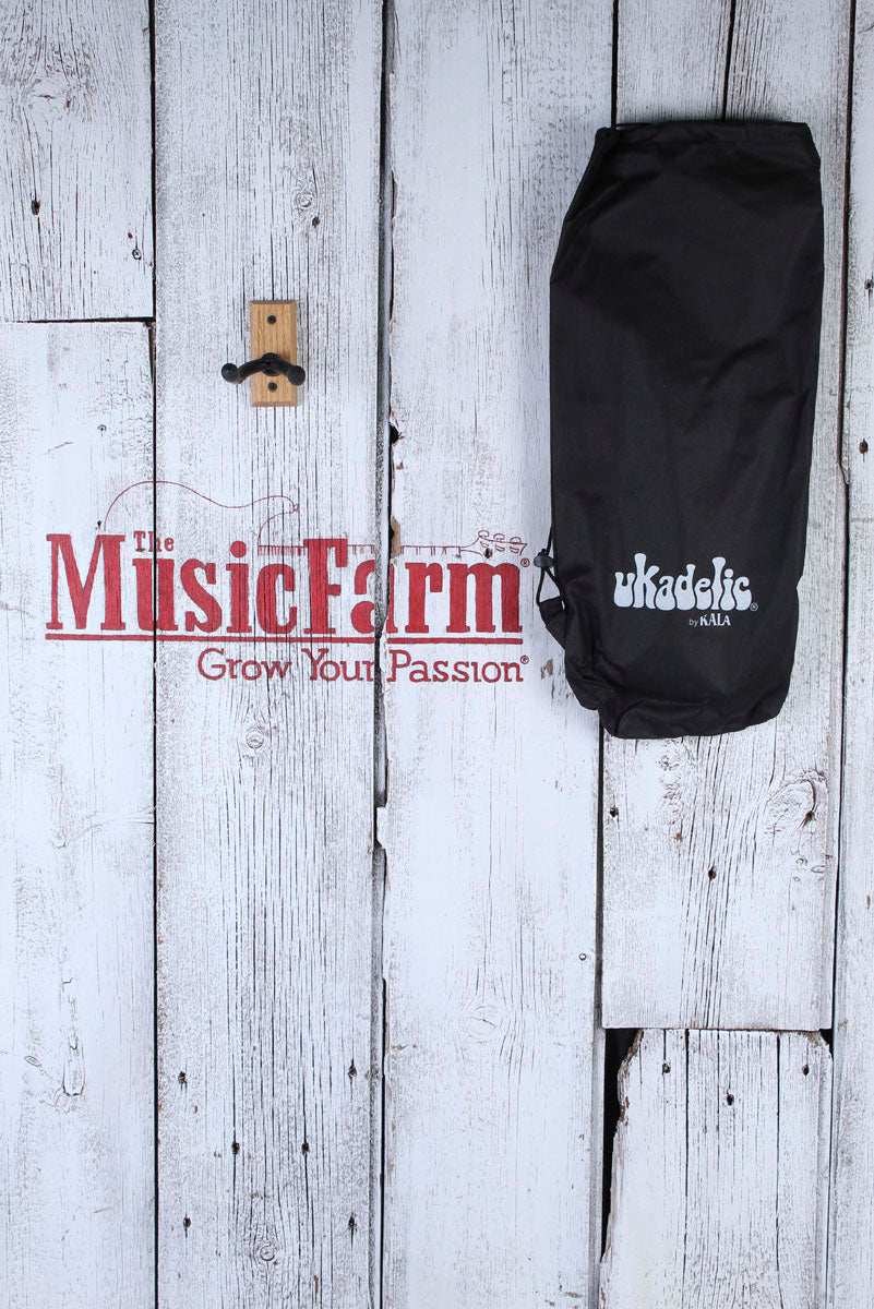 Kala Bamboo Top Ukadelic Soprano Ukulele UK-BAMBOO Natural Satin with Tote Bag