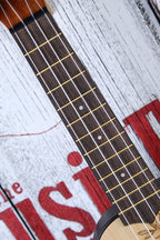 Kala Bamboo Top Ukadelic Soprano Ukulele UK-BAMBOO Natural Satin with Tote Bag