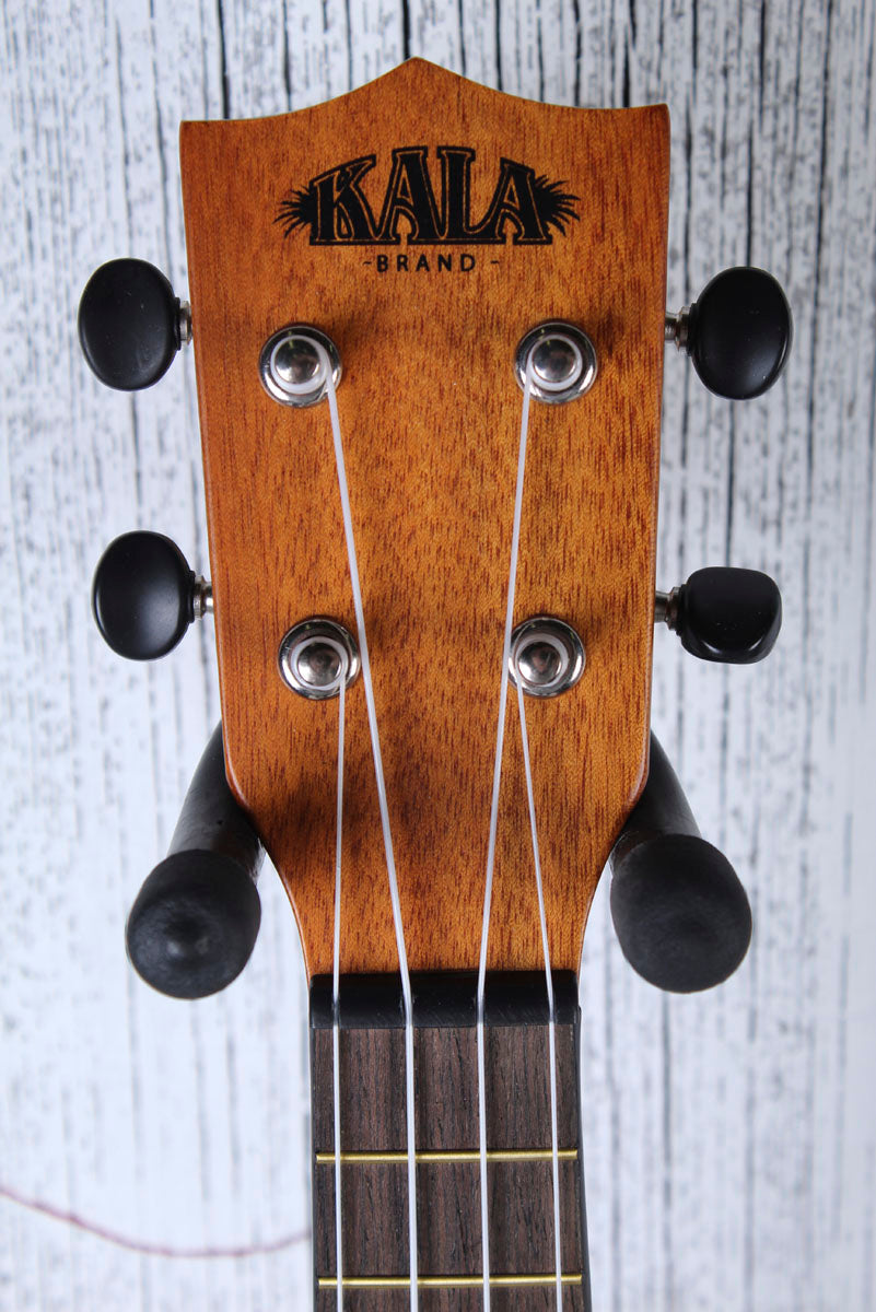 Kala Bamboo Top Ukadelic Soprano Ukulele UK-BAMBOO Natural Satin with Tote Bag