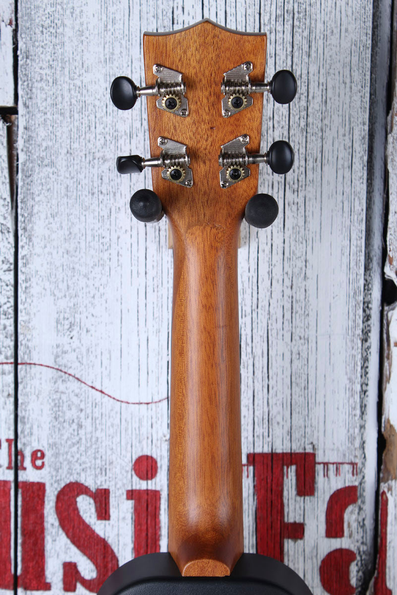 Kala Bamboo Top Ukadelic Soprano Ukulele UK-BAMBOO Natural Satin with Tote Bag