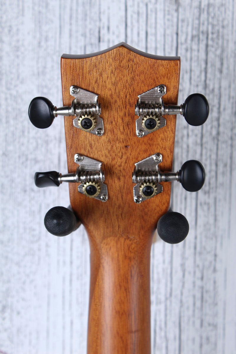 Kala Bamboo Top Ukadelic Soprano Ukulele UK-BAMBOO Natural Satin with Tote Bag