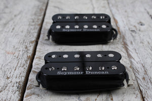 Seymour Duncan Hot Rodded Humbucker Electric Guitar Pickup Set SH-4/SH-2n Black
