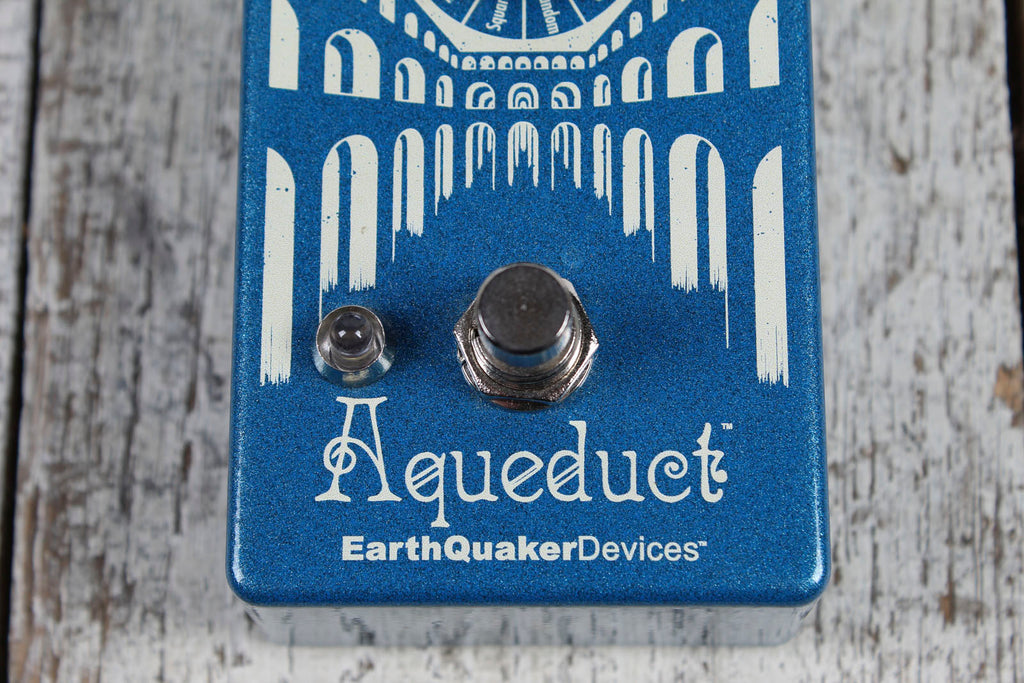 EarthQuaker Aqueduct Pitch Vibrato Effects Pedal Electric Guitar Effects Pedal
