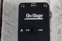 Load image into Gallery viewer, On Stage ABY Switcher Pedal