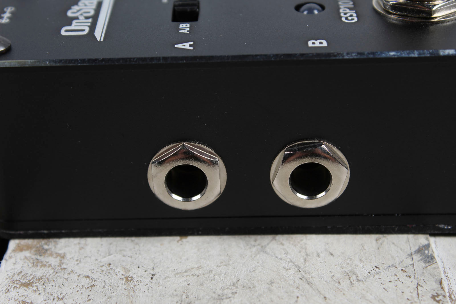 On Stage ABY Switcher Pedal