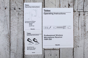 Telex FMR-200 Pro Wireless Lavalier Microphone System