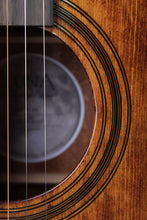Load image into Gallery viewer, Luna Art Vintage Parlor Solid Top Acoustic Electric Guitar Vintage Brownburst