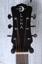 Load image into Gallery viewer, Luna Art Vintage Parlor Solid Top Acoustic Electric Guitar Vintage Brownburst