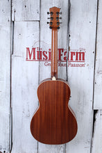 Load image into Gallery viewer, Luna Art Vintage Parlor Solid Top Acoustic Electric Guitar Vintage Brownburst