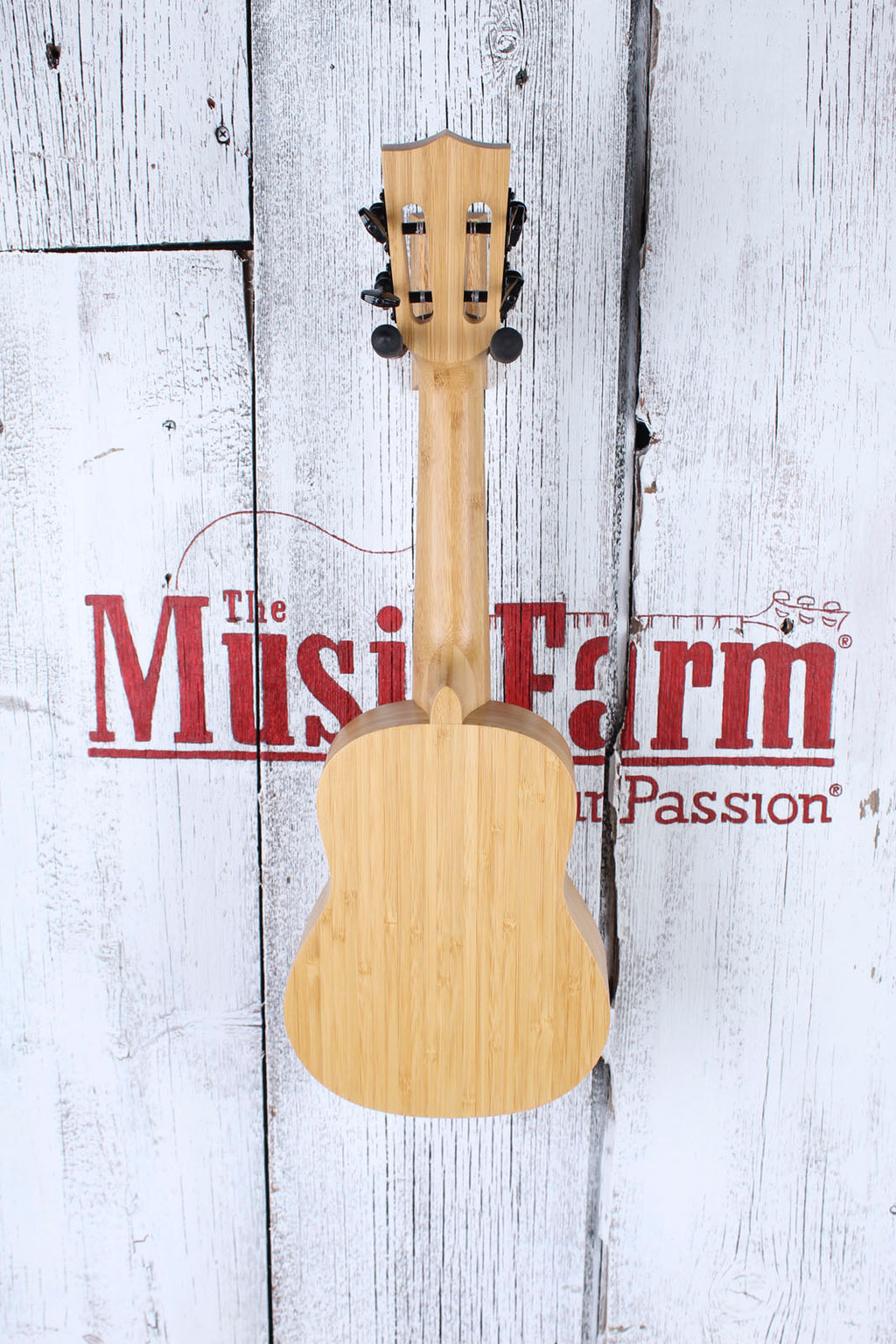 Kala Bamboo Soprano Ukulele All Solid Bamboo Uke Satin Natural Finish KA-BMB-S