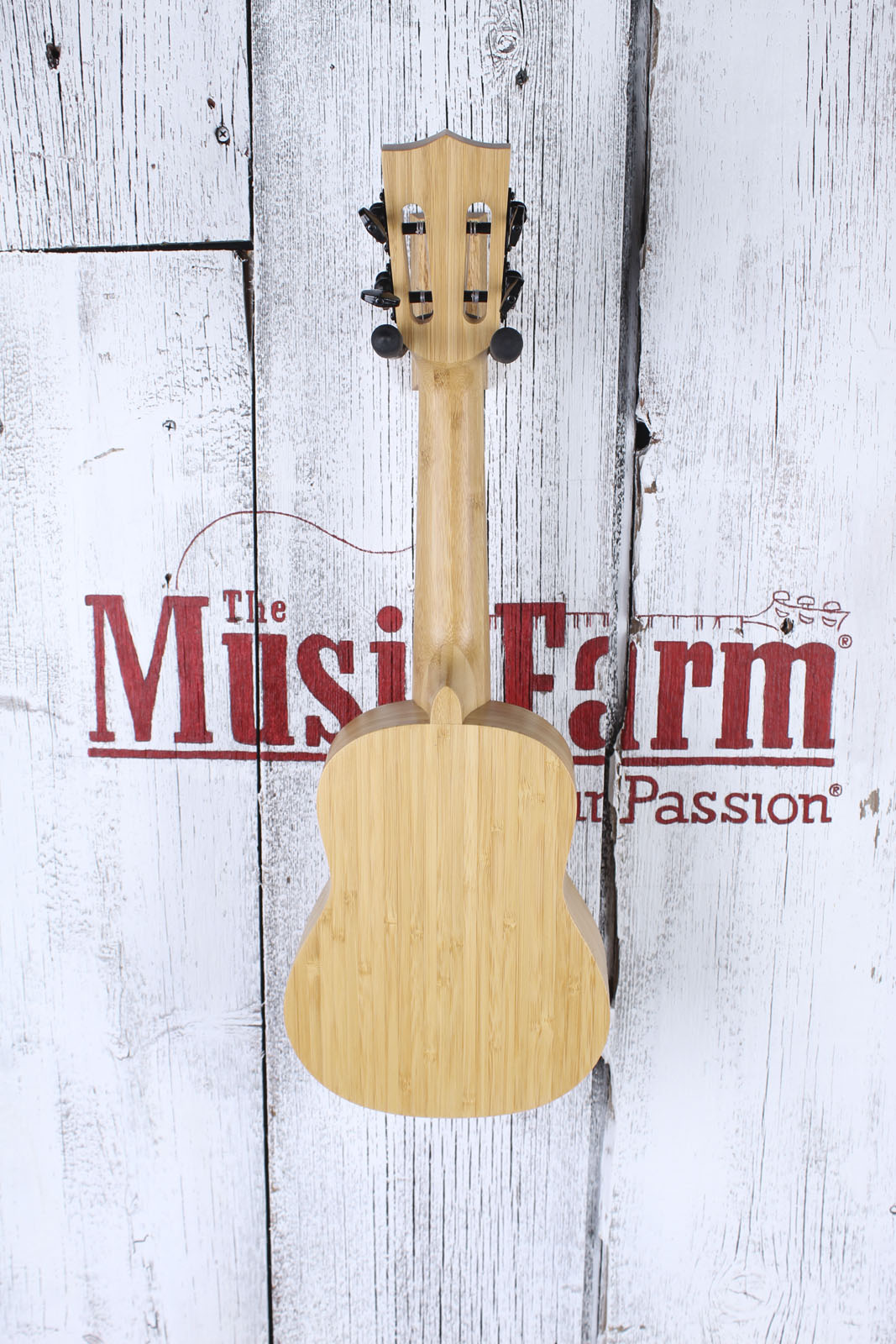 Kala Bamboo Soprano Ukulele All Solid Bamboo Uke Satin Natural Finish KA-BMB-S