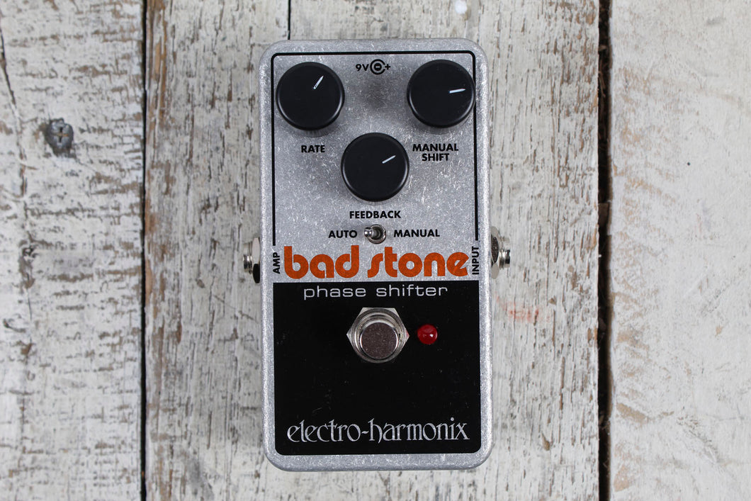 Electro Harmonix Bad Stone Pedal Electric Guitar Phase Shifter Effects Pedal