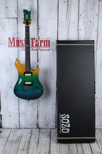 Sozo American Custom Aqua Fade Electric Guitar Flame Maple with Hardshell Case