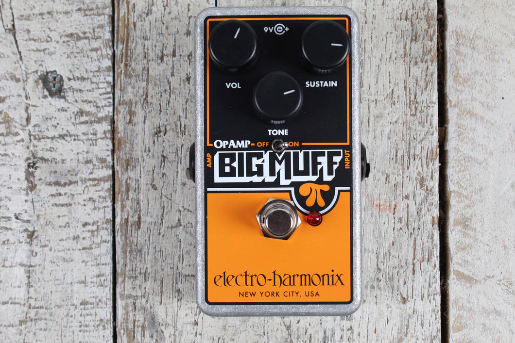 Electro Harmonix OP Amp Big Muff Pi Pedal Electric Guitar Fuzz Effects Pedal