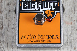 Electro Harmonix OP Amp Big Muff Pi Pedal Electric Guitar Fuzz Effects Pedal