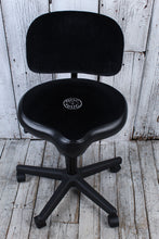 Load image into Gallery viewer, Roc-N-Soc Lunar Series Gas Lift Drum Throne Saddle Seat with Backrest Black
