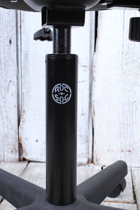 Roc-N-Soc Lunar Series Gas Lift Drum Throne Saddle Seat with Backrest Black