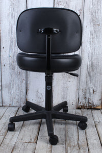 Roc-N-Soc Lunar Series Gas Lift Drum Throne Saddle Seat with Backrest Black