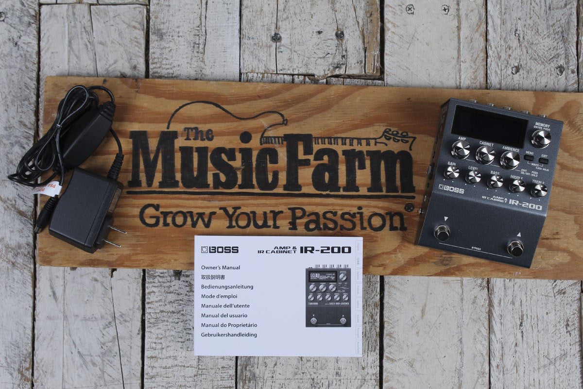 Boss IR-200 Amp & IR Cabinet Amplifier Simulator Pedal & Impulse Response Loader Secondary image