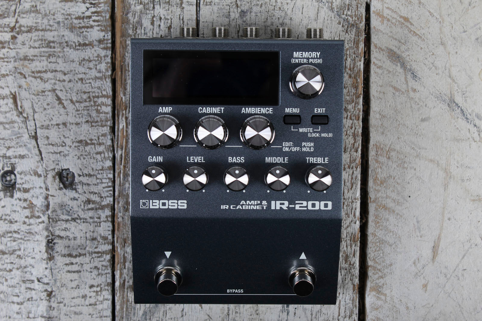 Boss IR-200 Amp & IR Cabinet Amplifier Simulator Pedal & Impulse Response Loader