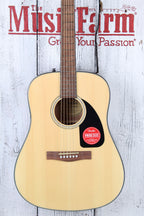 Fender® CD-60 Dreadnought V3 Acoustic Guitar Natural Gloss with Hardshell Case
