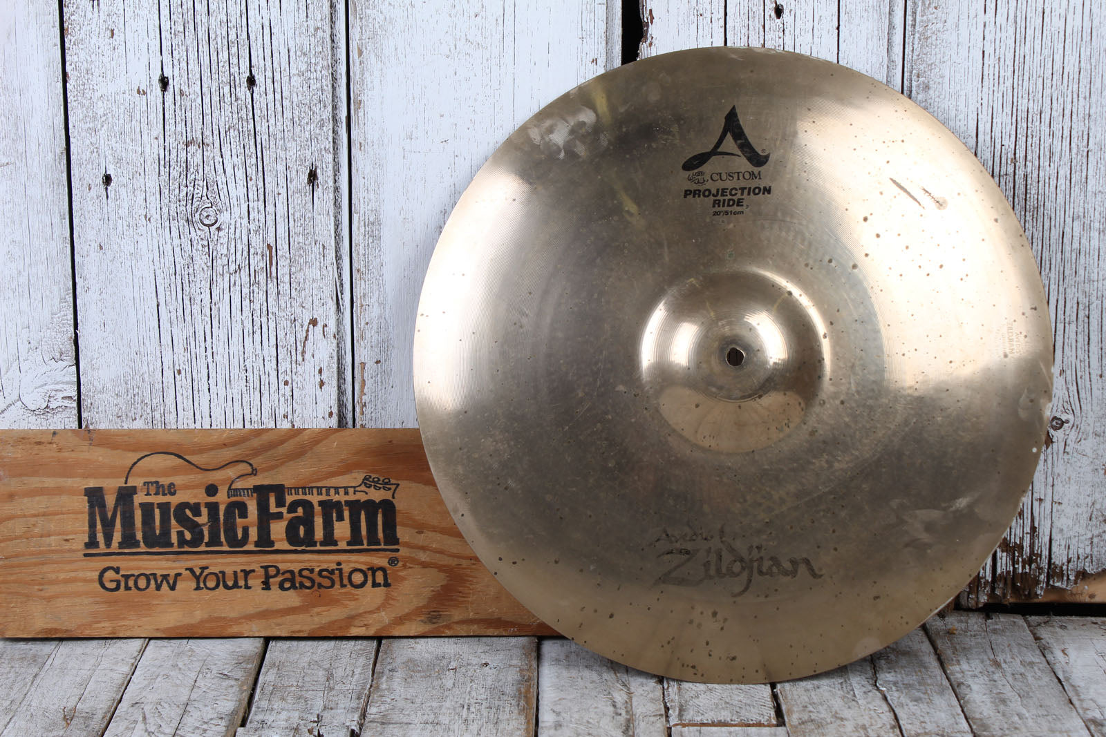 Zildjian A Custom 20 Inch Projection Ride Drum Cymbal A Custom 20